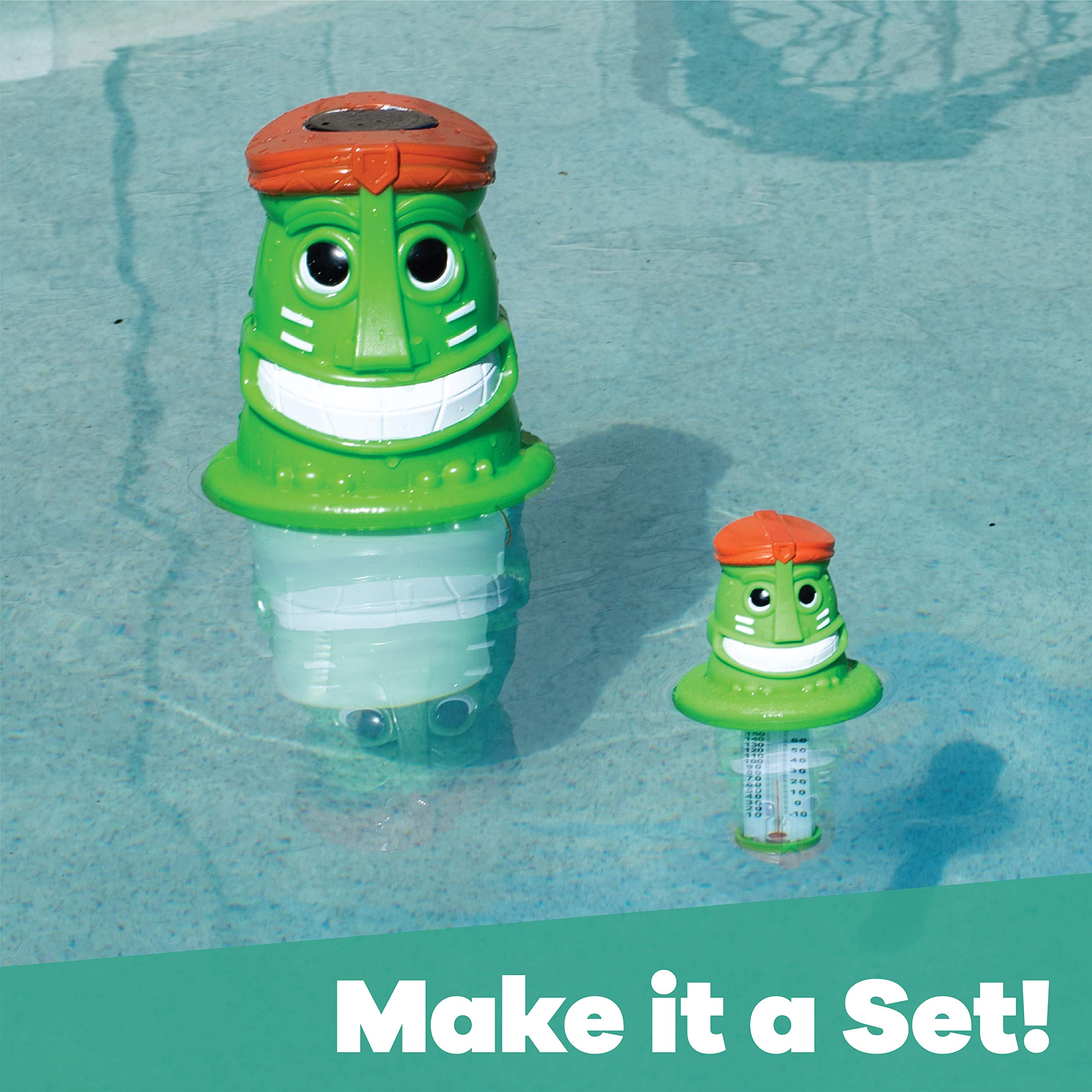 Amazon.com : GAME Solar Light-Up Tiki Pool Chlorinator; 3”-Tablet